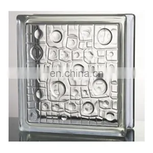 Patten Texture Eco-friendly Outdoor Wall Decorative Exterior Hollow Glass Brick thumbnail-4