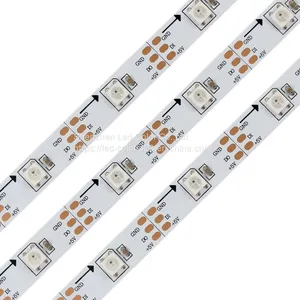 DC5V 9W/M PCB8MM SMD5050 RGB Flexible LED Light Strip Decor Ambient Lighting SK6812 LED Strip thumbnail-1
