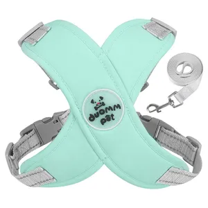 Premium Reflective Dog Harness Leash Heavy Duty Nylon Pet Rope Lead With Comfortable Handle & Anti-Tangle Swivel Clip for Dogs thumbnail-4