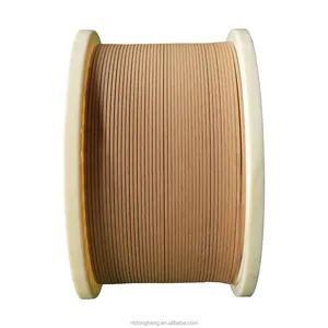 China Supplier's 24 Gauge Aluminum Border Wire 16g Solid Flat Paper Insulation Covered Wire thumbnail-1