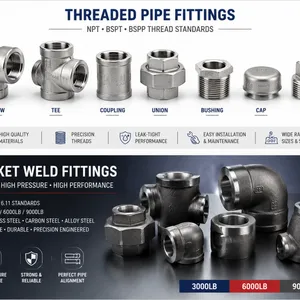 Threaded Pipe Fittings Manufacturer | NPT & BSP Threaded Fittings | SHAANXI GOLD-STONE thumbnail-1