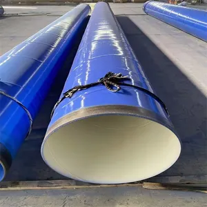 3PE/2PE Anticorrosion Steel Pipe Used in Transportation Pipeline for Steam thumbnail-3