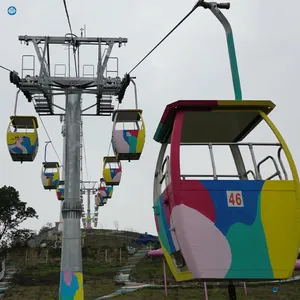 Aerial Steel Cable Car Ropeway Solution for Urban Passenger Transport City Mobility and Hillside Areas Outdoor Cableway thumbnail-5