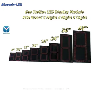 Outdoor IP65 Waterproof 8 Inch LED Gas Price Display Module thumbnail-3