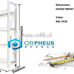 Garment Factory Metal Racking Estante Metalico Steel Storage Shelving Supermarket Warehouse Storage Shelf With 3 Tiers thumbnail-3