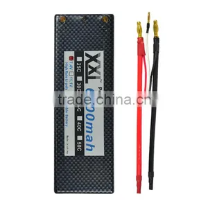 XXL Hard Case High Rate Lipo Battery 6000mah 7.4V With Banana Plug thumbnail-1