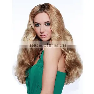 5A Remy Gold Triple Weft Natural Virgin Human Hair Weft thumbnail-1