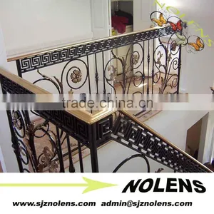 Antique Wrought Iron Metal Railings/Handrails Design For Interior Porch thumbnail-1