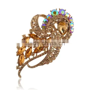 Wholesale Colored Rhinestone Brooch Jewelry thumbnail-2
