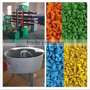 Automatic Rubber Flooring Tile Vulcanizing Machine / Outdoor Rubber Tile Making thumbnail-4