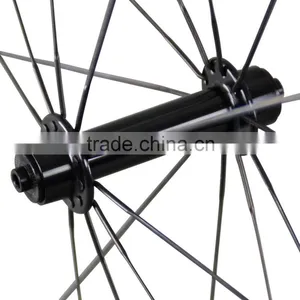 2016 OEM Chinese Cheap 86mm Clincher Newest U Shape 27mm Wide 700c Carbon Road Bike Wheels Quality Choice thumbnail-4