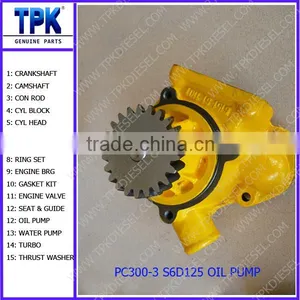 4D95 4D95L 4D95S S4D95 S4D95L OIL PUMP 6204-51-1200 thumbnail-2