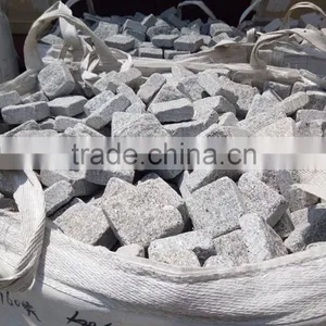 Tumbled Cheap Grey Granite Cubes Paving Stones for Sale thumbnail-1