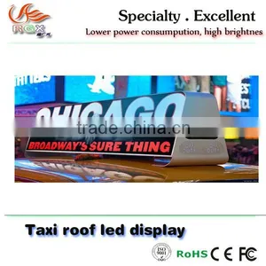 RGX-18 P6 Full Color Taxi Top LED Display for Advertising thumbnail-1