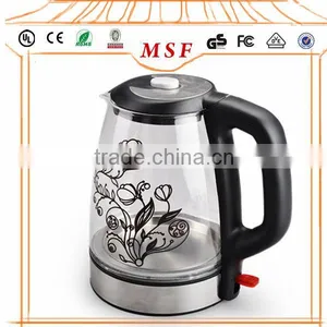 Temperature Resistant Transparent Glass Electric Kettle thumbnail-1