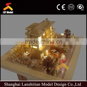 1/100 Scale Building Models of House Project With Marble Base thumbnail-4