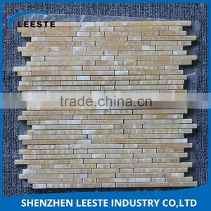 Triple Inspection System Guarantees Good Quality Honey Onyx China Mosaic Tiles thumbnail-4