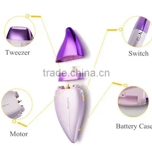Portable Epilator for Women Battery Operate Lady Hair Remover Shaver Wet Dry thumbnail-3