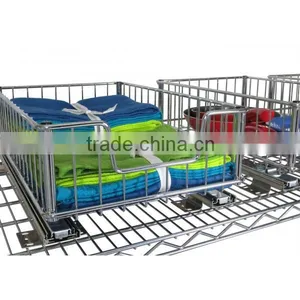 Chrome Wire Drawer W/Slides Metal Wire Storage Drawers thumbnail-1