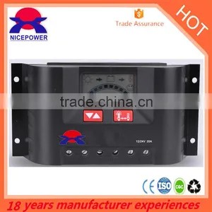 12v 24v 48v 20ah Hybrid Solar Panel Charge Controller With Digital Display thumbnail-1