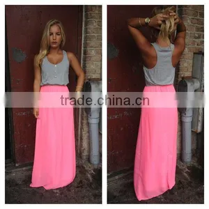 Bulk Wholesale Cheap 2015 Summer Women Maxi Dress,100%Cotton Maxi Dresses,long Maxi Dress thumbnail-2