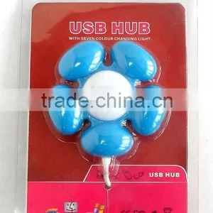 High Quality Flower USB 2.0 Four PORT HUB thumbnail-1