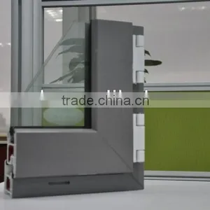 PVC Window Frame Conch 60 Casement Outwards Opening UPVC Profiles thumbnail-2