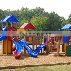 Outdoor Plastic Slide Playground thumbnail-1