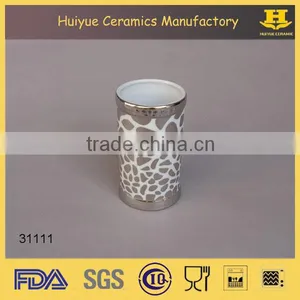 Ceramic Hotel Bathroom Accessories, Soap Dish With Toothbrush Holder thumbnail-4