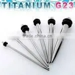 Titanium G23 Taper With Double O-ring - 16g thumbnail-1