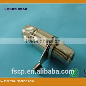 Gas Discharge Tube Lightning Protector N Male to N Female Bulkhead Connector thumbnail-3
