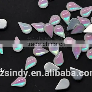 Korean Style Flat Back Glass Resin Stone Opal Decorative Stones ZX:SZ574 thumbnail-4