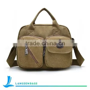 Vintage Canvas Bag Messenger Bag for Men thumbnail-1