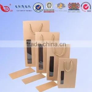 Recycle Eco Friendly Brown Kraft Paper Bag Shopping Craft Paper Bag thumbnail-2
