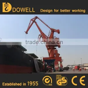 Reliability Pedestal Lifting Low Price Port Crane thumbnail-4