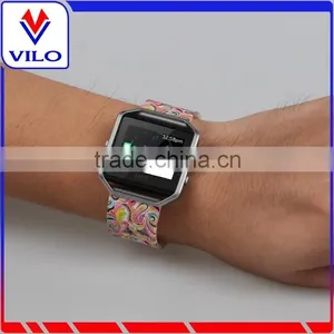 Fashion Design Rubber Watch Strap Wrist Band For Fitbit Blaze, For Fitbit Blaze Silicone Watch Band thumbnail-5