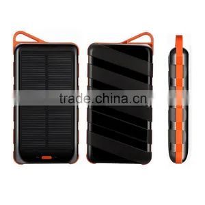 2015 Hot Selling CE RoHs Waterproof Solar Power Bank 12000mAh Portable Power Bank thumbnail-4