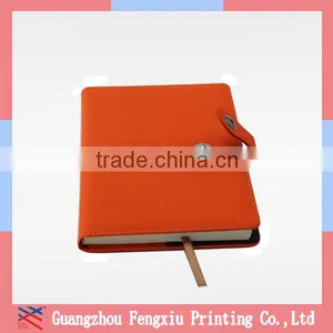 Colored 2016 A4 A5 A6 Sizes Leather Notebook Embossed thumbnail-3