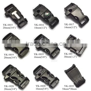 Yukai Outdoor Survival Tool 1/2" Fire Starter Compass Buckle With Whistle thumbnail-4