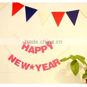 Felt Triangle Garland Decorations for Party Supplies thumbnail-4