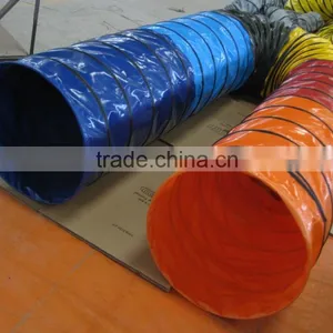 Colorful 24inch Rainbow PVC Coated Dog Agility Tunnels thumbnail-2
