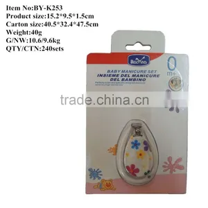 Baby Nail Clipper Coating Manicure Set in the Folded Double Blister Card thumbnail-1