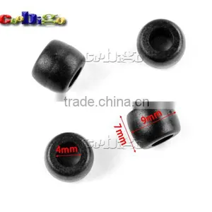5/32"(4mm) Hole Plastic Beads Bell Stopper Cord Ends For Apparel Sportwear Accessories #FLS191-B thumbnail-1