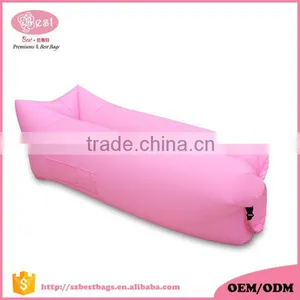 Wholesale Hangout Fast Inflatable Sofa Air Bed/cheap Hangout Sleeping Bag thumbnail-1