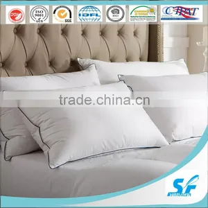 Wholesale Cotton Fiber Bed Rest Pillow With Bule Piping for Home thumbnail-1