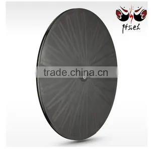 700C Carbon Road Bicycle Disc Wheel Tubular for Triathlon, Road and Track Carbon Disc Wheel High Stiffness Tubular on Sales thumbnail-1
