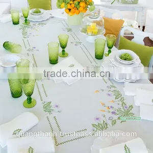 Hand Embroidery Table Cloth thumbnail-1