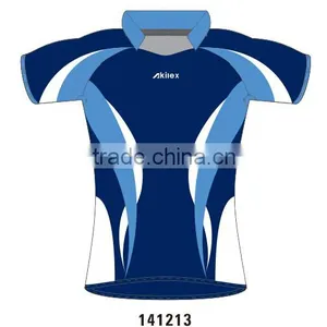 100% Polyester Made Sublimation Custom Rugby Jersey Rugby Shirt thumbnail-6