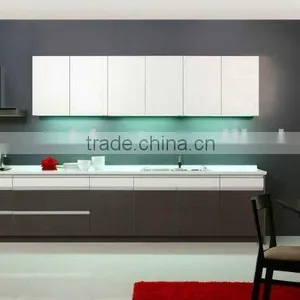 Melamine and Lacquer Mixed Kitchen Cabinets thumbnail-1