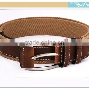 Custom Belt Cowhide Leather Belt Canvas Belt thumbnail-2